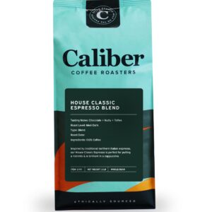 Caliber House Classic Espresso Blend Beans Bag/2 lb