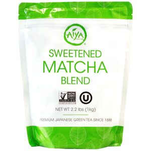 Aiya Sweetened Matcha Blend Bag/1 kg