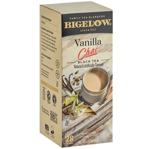 Bigelow Vanilla Chai Teabags Box/28